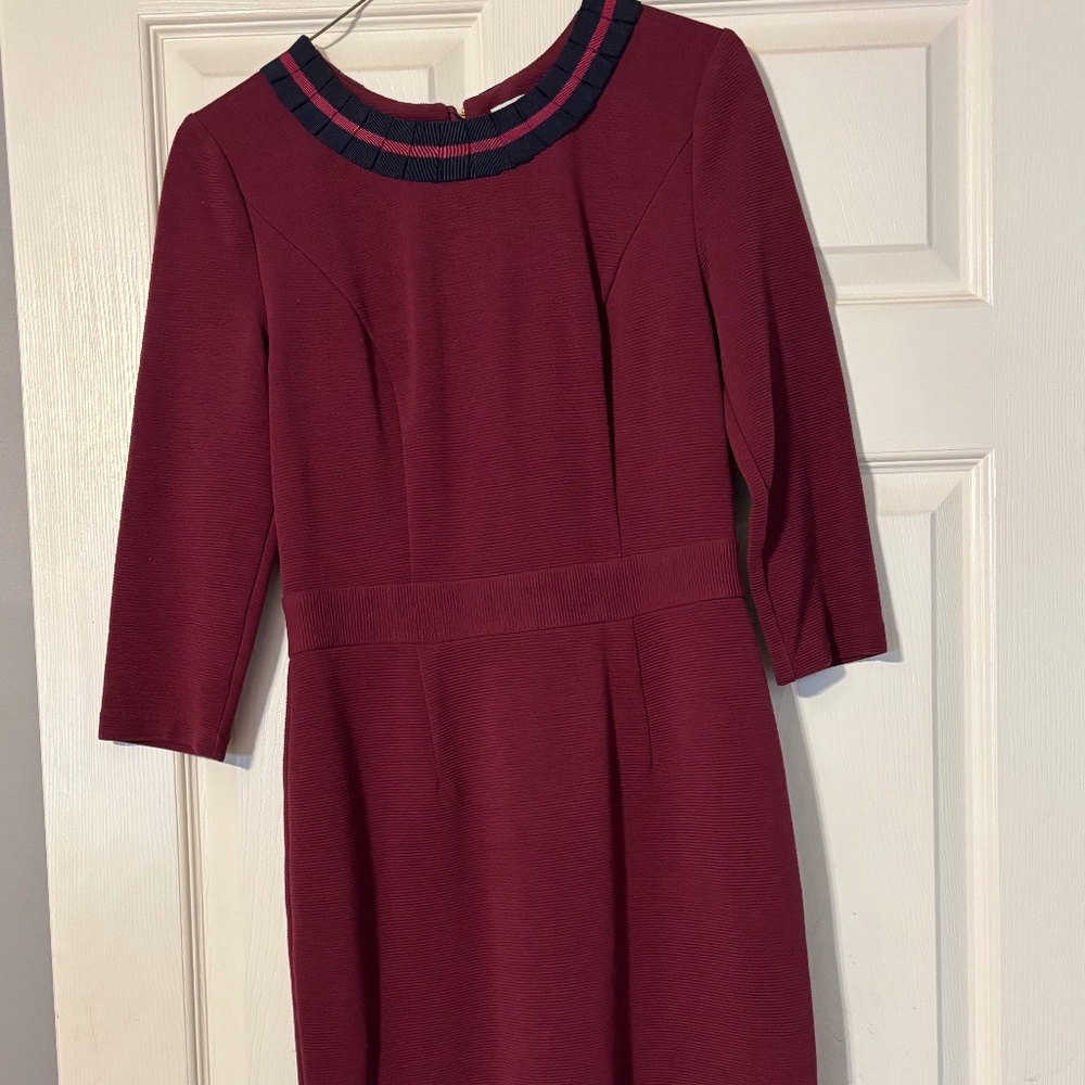 Maroon Boden dress